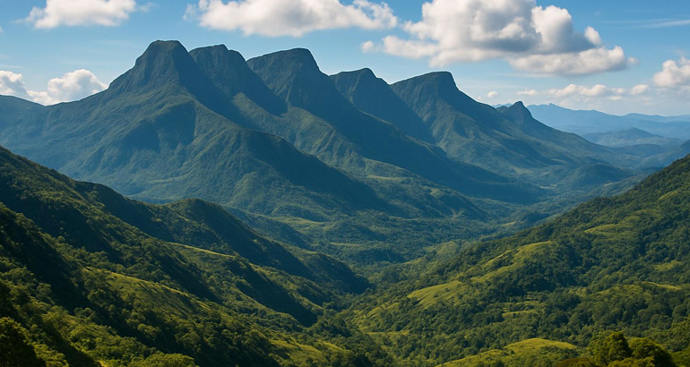 Sinharaja Rainforest in sri lanka