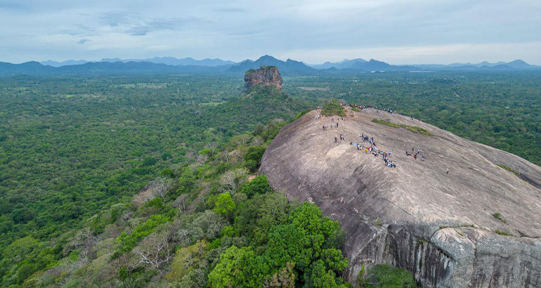 pidurangala rock in sri lanka